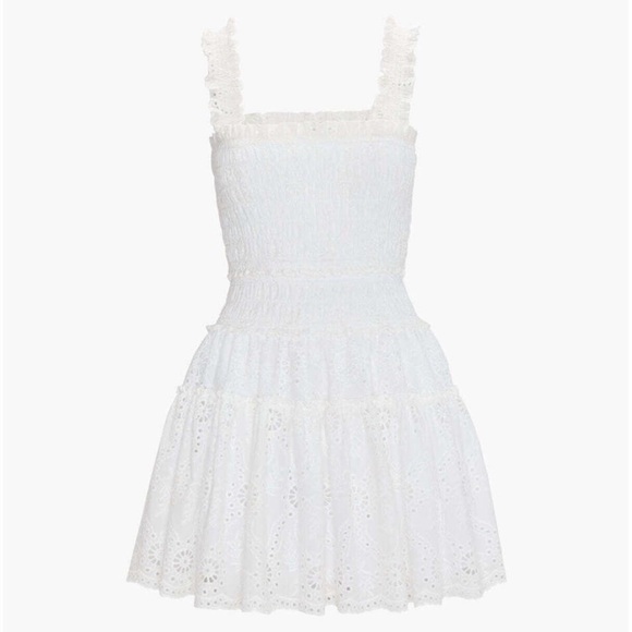 NEW NWT Hill House Azalea Mini Nap Dress White Eyelet XL - Picture 3 of 8